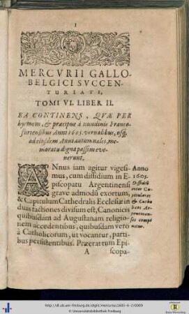 Tomus VI. Liber II.