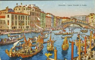 Venezia – Canal Grande in festa.