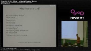 Internet all the things! Curl everywhere: Everyone uses curl - How did this happen and how do you use it?