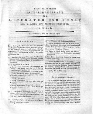 1808-03-19 : 12. Stück