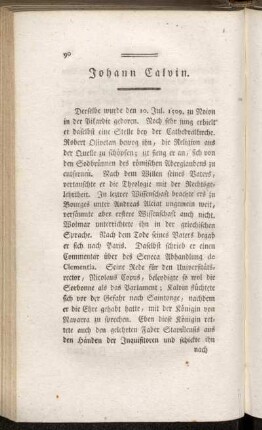 Johann Calvin.