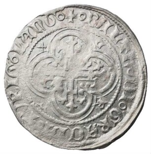 Fundmünze, Fürstengroschen (12 meißnische Pfennige), 1395 - 1405