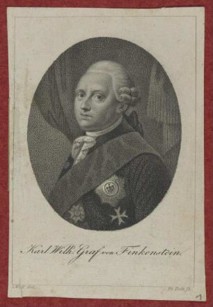 Bildnis des Karl Wilhelm von Finkenstein