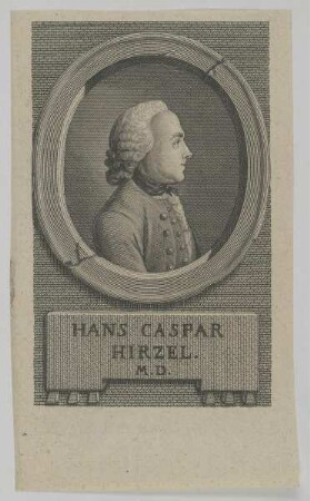 Bildnis des Hans Caspar Hirzel
