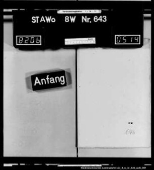 Die Allodifikation der Lehen der Familie Witten