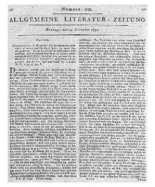 Weber, Joseph: Phisische Chemie : zum Gebrauche seiner Vorlesungen aus der Naturlehre. - München : Lindauer, 1791 (Vorlesungen aus der Naturlehre ; 3)