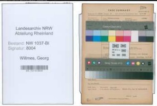Entnazifizierung Georg Willmes , geb. 11.03.1901 (Gastwirt)