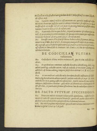 De Codicillam Ultima voluntate.