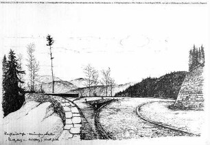 Parkplatz am Aufstieg zum fränkischen Jura