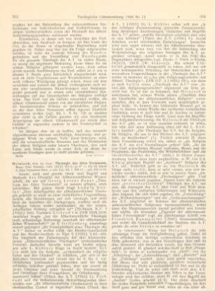 355-358 [Rezension] Heinisch, Paul, Theologie des Alten Testamentes