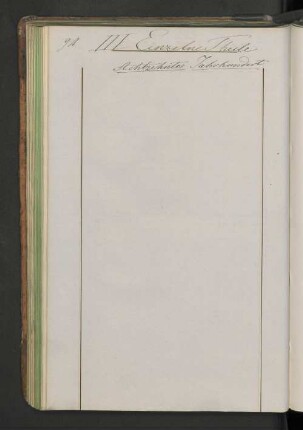 Achtzehntes Jahrhundert