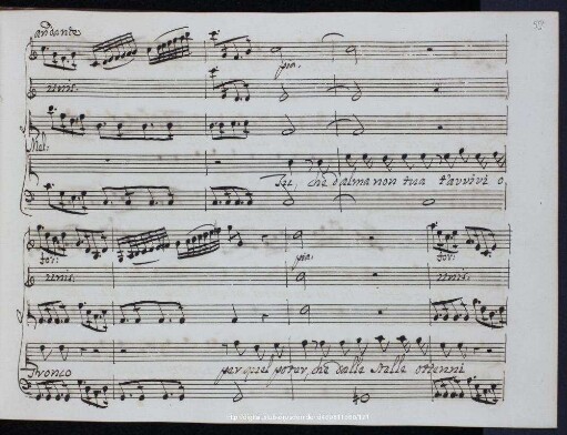 Recitativo: Tu che d'alma non tua