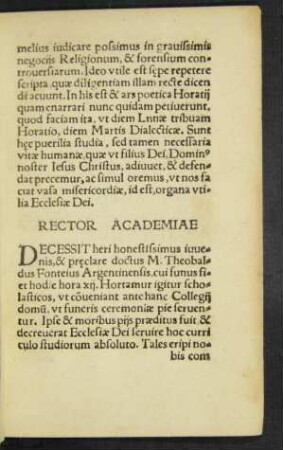 Rector Academiae