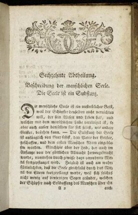 Sechzehnte Abtheilung.