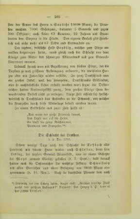 Die Schlacht bei Leuthen. d. 5. Dec. 1757