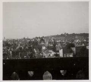 Aachen, Blick vom Dom auf die Stadt