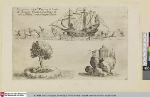 Cet entree´ est de Monsieur le Comte de Brionne Grand Chambelan de son Altesse`, representant Jason [Der Einzug des Herrn de Brionne; Entrèe de M. de Brionne.]