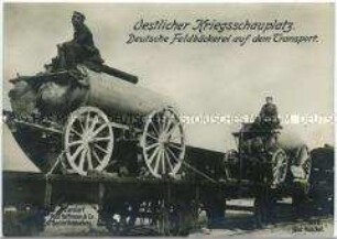 Deutsche Feldbäckereien werden mit der Eisenbahn transportiert