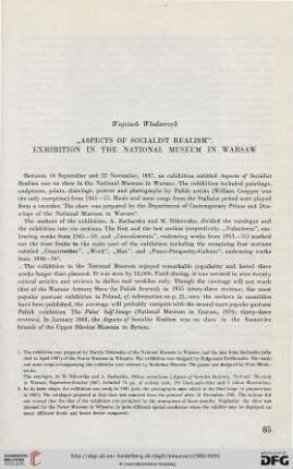 29: "Aspects of Socialist Realism" : Exhibition in the National Museum in Warsaw