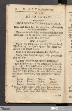 Cap. II. De Adjectivis, eorumque Motione & Comparatione
