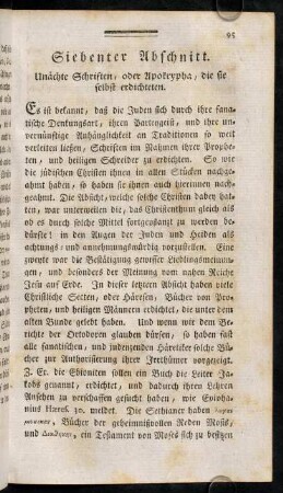95-125, Siebenter Abschnitt.