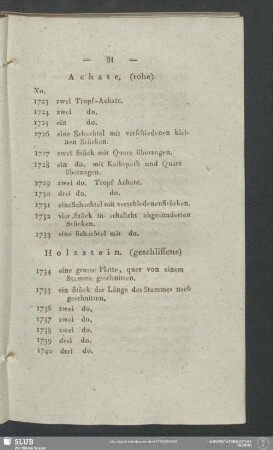 Holzstein. (geschliffene)