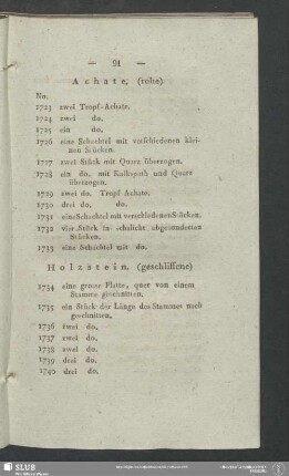 Holzstein. (geschliffene)