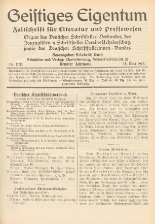 Heft 16 (15. Mai 1913)
