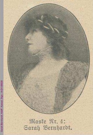 Porträt von Sarah Bernhardt