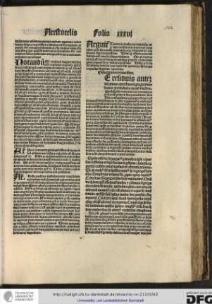 [D]e residuis autem dicamus operibus segregationis huius preinducto iam non dicentes.