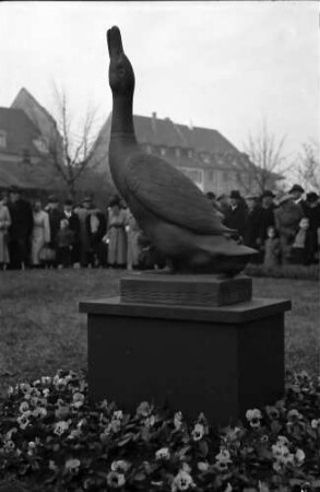 Freiburg: Denkmal des schreienden Enterichs