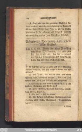 [24.] Anderweite Belehrung vom Ebenbilde Gottes.