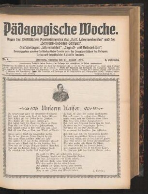 Unserm Kaiser