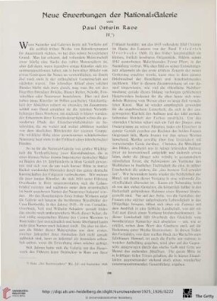 7/8: Neue Erwerbungen der National-Galerie, [4]