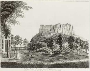 "Der Wall auf den Königstein beyder neuen Schenke"