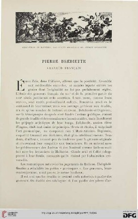 4. Pér. 5.1911: Pierre Brébiette : graveur français