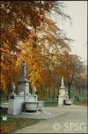Potsdam, Park Sanssouci, Parterre Große Fontäne.