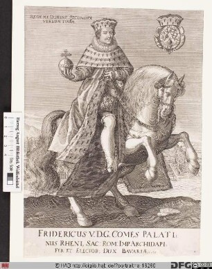Bildnis Friedrich V., 1610(1614)-1620 Kurfürst von der Pfalz, 1619/20 König von Böhmen