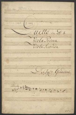Duets; vla (2); D-Dur