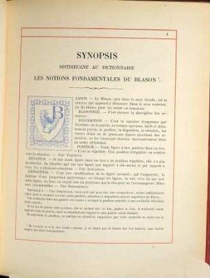Le Blason : Dictionnaire et remarques