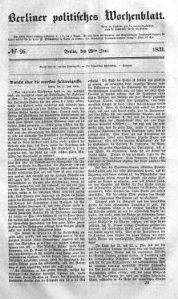 No 26, 29. Juni 1839