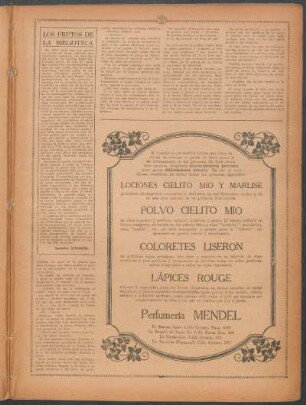 Los frutos de la biblioteca
