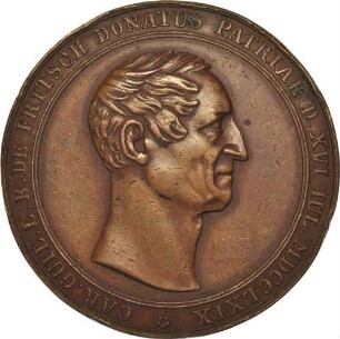 Carl Wilhelm von Fritsch - 50-jähriges Dienstjubiläum