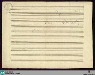 2 Pieces - Mus. Hs. 1034