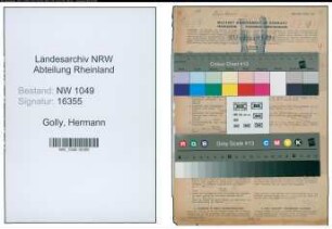 Entnazifizierung Hermann Golly , geb. 15.05.1892 (Lehrer)
