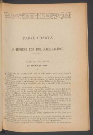 Capítulo primero. - La última palabra.