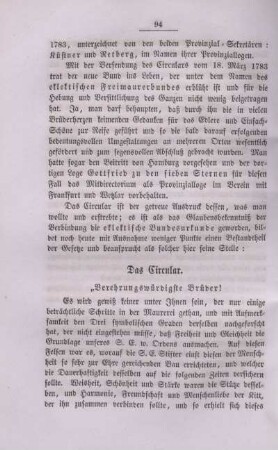 Das Circular.