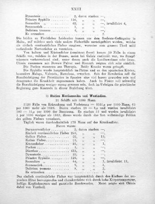 3) Station Nordamerika und Westindien.
