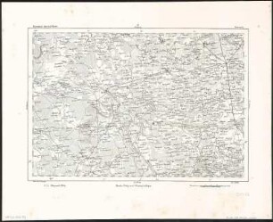 97: Łęczyca, Polen, um 1850 : 97 : Lenczycz / Entw. u. gez. v. F. Handtke. Gest. v. H. Müller. - [1:200 000]. - Glogau : Flemming , [um 1850]. - 1 Kt.. - Maßstabsangabe in graph. Form (geogr. Meile)