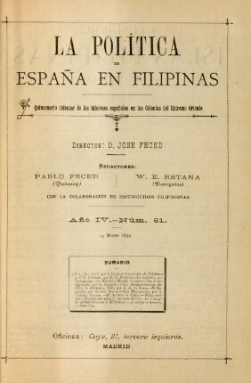 Núm. 81. 13 Marzo 1894